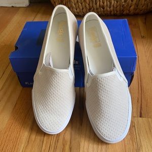 Keds double deck suede slip on sneakers